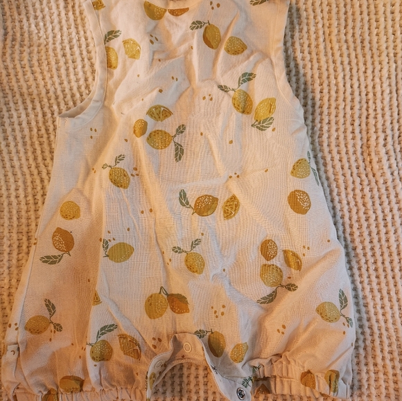 Make-make Organics Lemon Romper - Picture 3 of 3